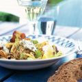 Salade met geroosterde venkel en roquefort