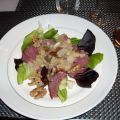 Salade met reeham of rauwe ham en[...]