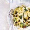 Tagliatelle met courgette en citroen