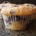 Bosbessen-kruimelmuffins