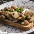 Recept: toast champignon