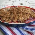 Aardbeien crumble