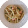 Penne met zalmsnippers