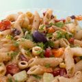Griekse pasta salade