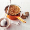 Pittige bruinebonensoep met chorizo