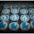 Cupcakes voor een kraamfeest