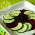 Vegetarische carpaccio met bietjes, courgette[...]