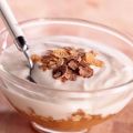 Vanilleyoghurt met appelcompote
