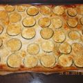 Courgettetaart met gemarineerde geitenkaas en[...]