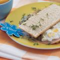 Toast met zelfgemaakte eiersalade