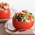 Gevulde tomaten met geitenkaas