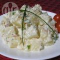 Kristen's aardappelsalade met stukjes spek