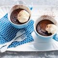 Brownie in een mok