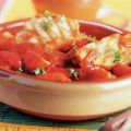 Stoofgerecht met tonijn, aardappel en tomaat