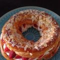Paris-Brest met aardbeien en frambozen