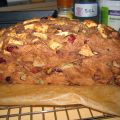 Gezonde ontbijtkoek van speltvolkorenmeel