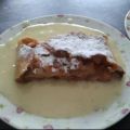 Heerlijke apfelstrudel met vanillesaus