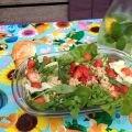 Quinoasalade met aardbeien