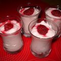 Light bavarois met frambozen