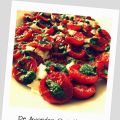 Zelfgedroogde tomaten met huisgemaakte pesto