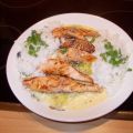 Teryaki-zalm op een bedje van knapperige[...]