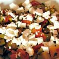 Gestoofde snijbonen met feta