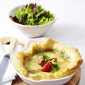 Taart met Emmentaler AOC en peterselie