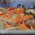 BBQ met venkel, wortel en een zoete marinade