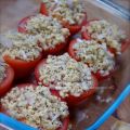 Tomaten met kruidencrumble