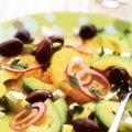 Sinaasappel-avocadosalade