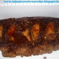 Ondersteboven appel caramelcake