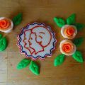Troonswisselings-euromunt logo op fondant!