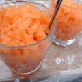 Siciliaanse granita van meloen