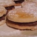 Koekjes met chocolade creme