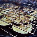 Aubergineplakjes op houtskool