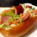 Hotdog met leverkaas