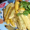 Gele courgette met knoflook