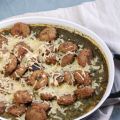 Saag falafel (een combi van saag paneer en[...]