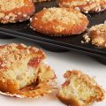 Rabarber crumble muffins