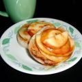 Ontbijtrondjes met appel en pindakaas