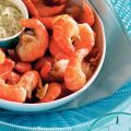 Gamba's met groene jalapeÃ±omayonaise