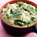 Puree met spinazie en ricotta
