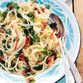 Pasta met knoflook, olie en peper