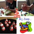 Aardbei-kerstmannetjes: Bij Jaap
