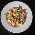 Lauwwarme geitenkaas rucola salade