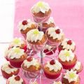 cupcakes met citroencreme en druiven