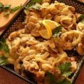 Karper uit de oven met champignonroomsaus