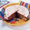 Hartige Mexicaanse stapeltaart