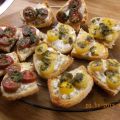 Crostini zachte geitenkaas, kerstomaatjes en[...]