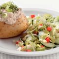 Gepofte aardappelen met makreelmousse